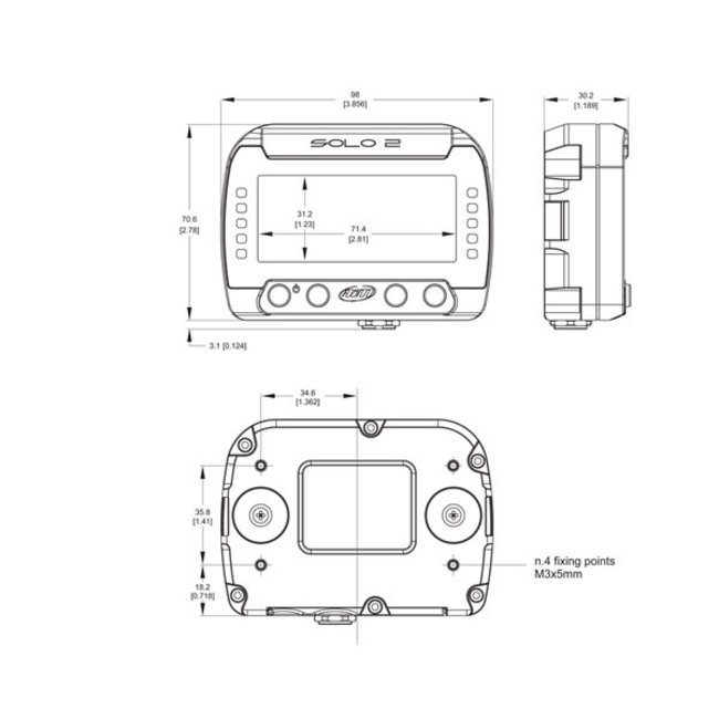 AIM Solo 2 GPS Laptimer & Datalogger