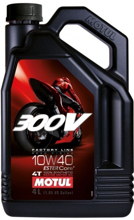 Motul 104243 300V 10W40 Chrono Synthetic Racing Oil – 100% Synthetic High Performance