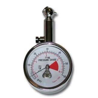 Racing Products Analog Tire Pressure Gauge with Needle