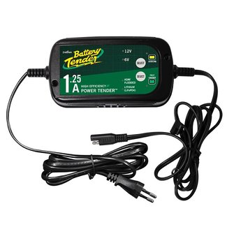 Acculader Lood - Gel - Lithium Battery Tender Battery Charger Power Tender HE Plus (6/12V 1.25A, +Lithium)