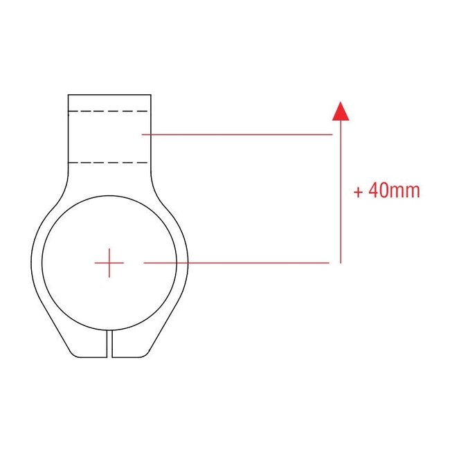 LighTech LighTech Clip-Ons +40mm Offset / 20mm Raised
