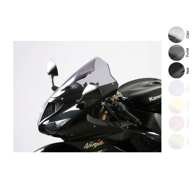 MRA Racing "R" windscherm zwart Kawasaki kuipruit