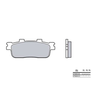 Brembo BREMBO Remblokken 07069CC keramisch carbon