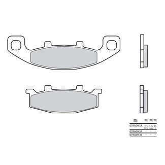 Brembo BREMBO Remblokken 07KA09SP gesinterd metaal