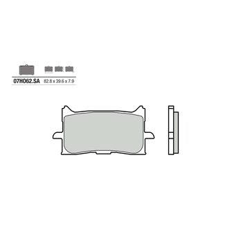 Brembo BREMBO Remblokken 07HO62SA gesinterd metaal