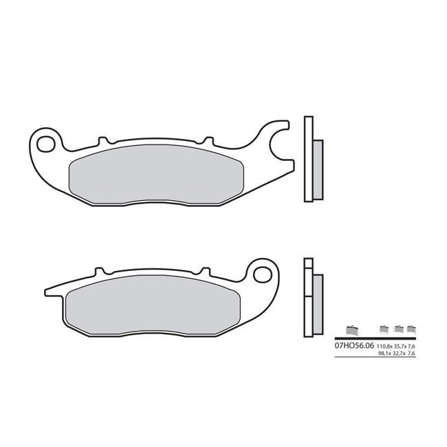 Brembo BREMBO Remblokken 07HO5606 organisch