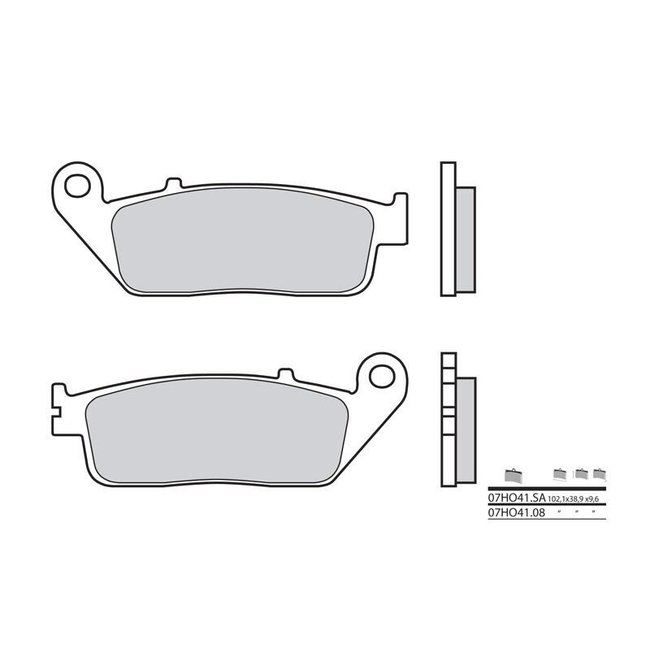 Brembo BREMBO Remblokken 07HO4108 organisch