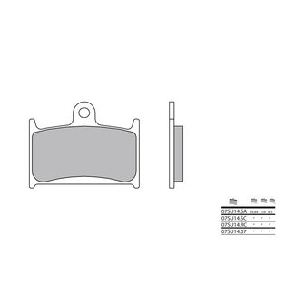 Brembo BREMBO Remblokken 07SU1407 organisch