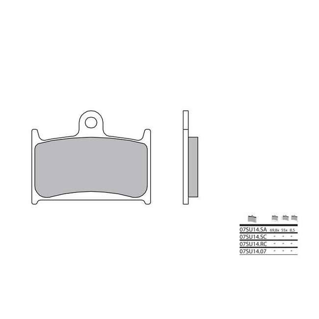 Brembo BREMBO Remblokken 07SU1407 organisch