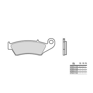 Brembo BREMBO Remblokken 07KA17SD gesinterd metaal