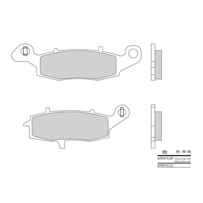 Brembo BREMBO Remblokken 07KA15CC keramisch carbon