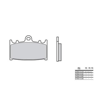 Brembo BREMBO Remblokken 07KA13SC gesinterd metaal