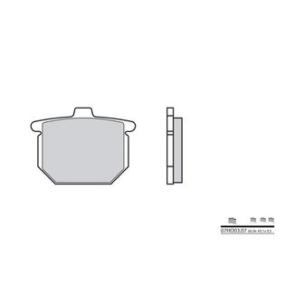 Brembo BREMBO Remblokken 07HO0307 organisch Brembo BREMBO Remblokken 07HO0307 organisch