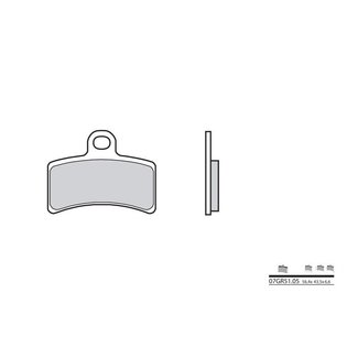 Brembo BREMBO Remblokken 07GR5105 organisch