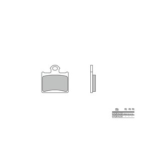 Brembo BREMBO Remblokken 07GR16SD gesinterd metaal