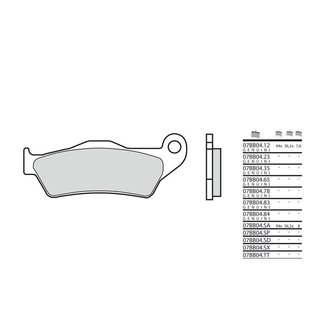 Brembo BREMBO Remblokken 07BB04SA gesinterd metaal