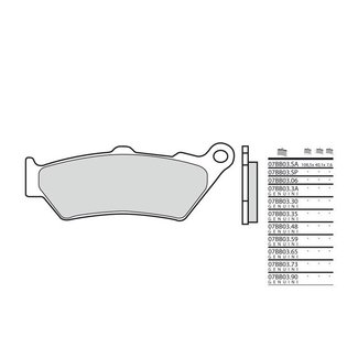 Brembo BREMBO Remblokken 07BB03SA gesinterd metaal