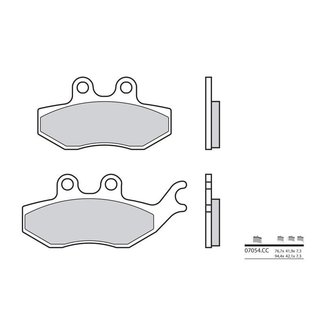 Brembo BREMBO Remblokken 07054CC keramisch carbon