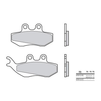 Brembo BREMBO Remblokken 07012CC keramisch carbon