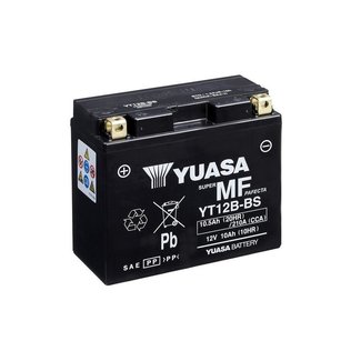 YUASA YUASA Accu YT12B-BS onderhoudsvrij geleverd met zuurpakket