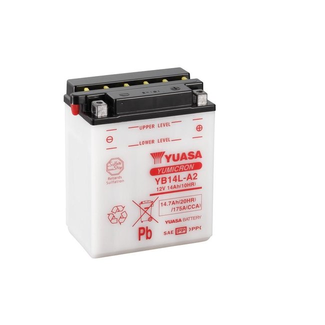 YUASA YUASA Accu YB14L-A2 conventioneel