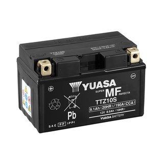 YUASA YUASA Accu TTZ10S onderhoudsvrij geleverd met zuurpakket