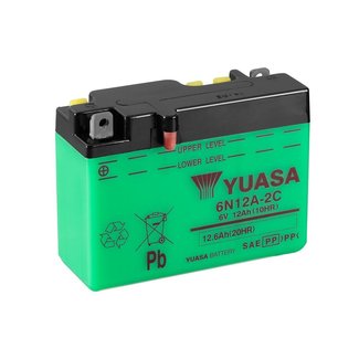 YUASA YUASA Accu 6N12A-2C/B54-6 conventioneel