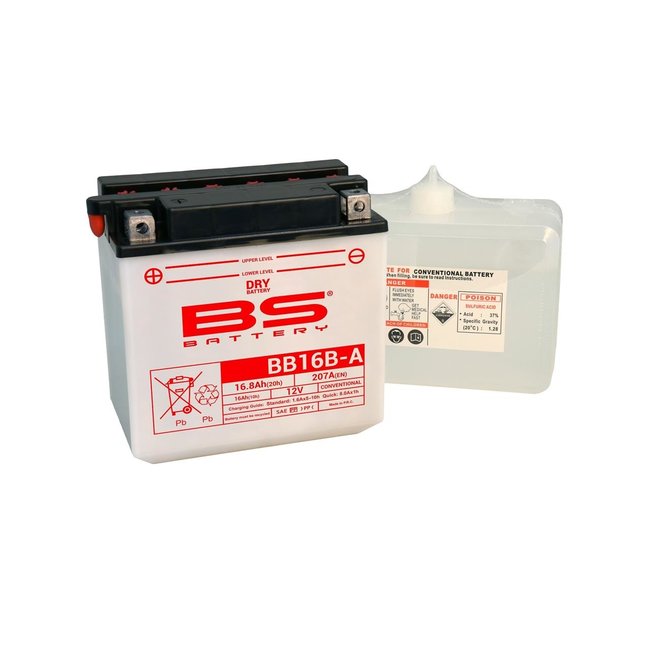 BS Battery BS BATTERY Accu BB16B-A high performance met zuurpakket