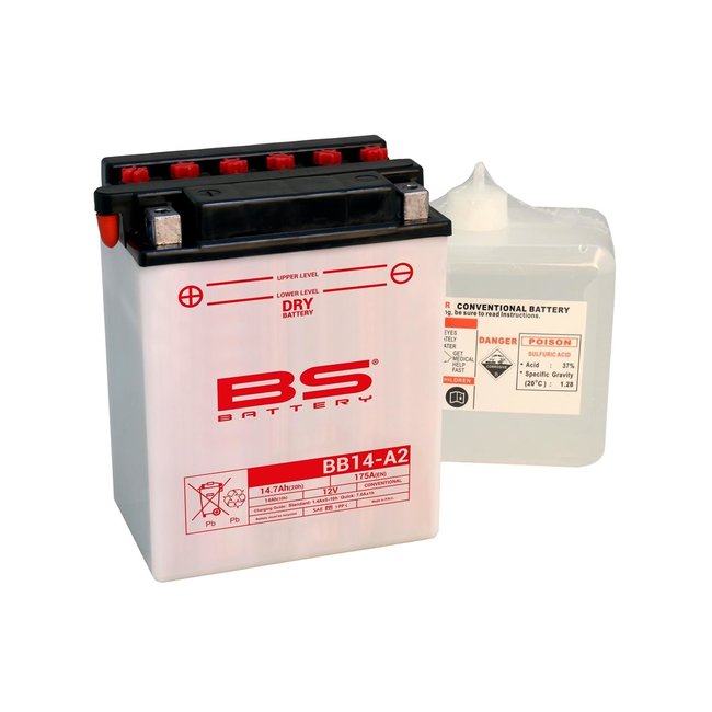 BS Battery BS BATTERY Accu BB14-A2 high performance met zuurpakket