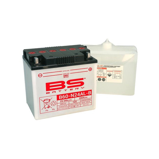 BS Battery BS BATTERY Accu B60-N24AL-B high performance met zuurpakket