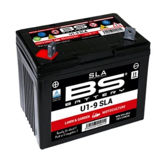 BS Battery BS BATTERY Accu U1-9 SLA onderhoudsvrij af fabriek geactiveerd