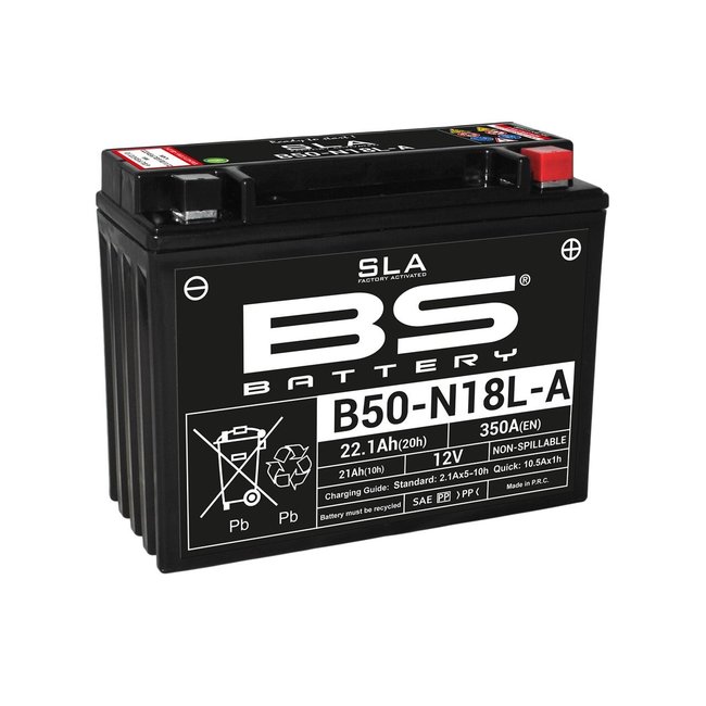BS Battery BS BATTERY Accu B50N18L-A/A2 SLA onderhoudsvrij af fabriek geactiveerd