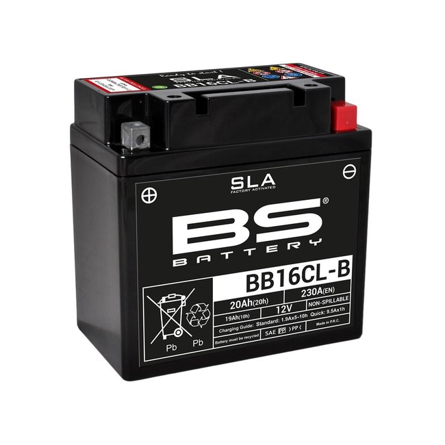 BS Battery BS BATTERY Accu BB16CL-B SLA onderhoudsvrij af fabriek geactiveerd