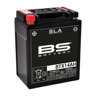 BS Battery Accu BTX14AH SLA onderhoudsvrij af fabriek geactiveerd BS Battery Accu BTX14AH SLA onderhoudsvrij af fabriek geactiveerd