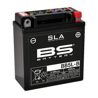 BS Battery Accu BB5L-B SLA onderhoudsvrij af fabriek geactiveerd