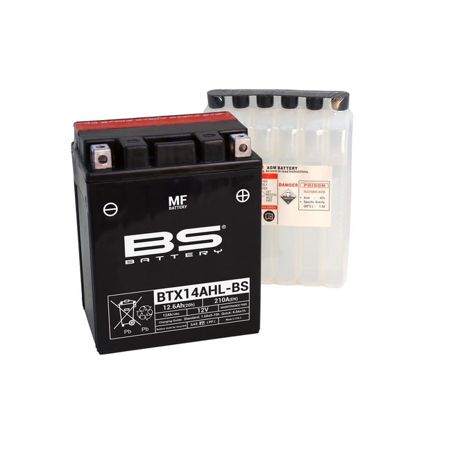 BS Battery BS BATTERY Accu BTX41AHL-BS onderhoudsvrij met zuurpakket