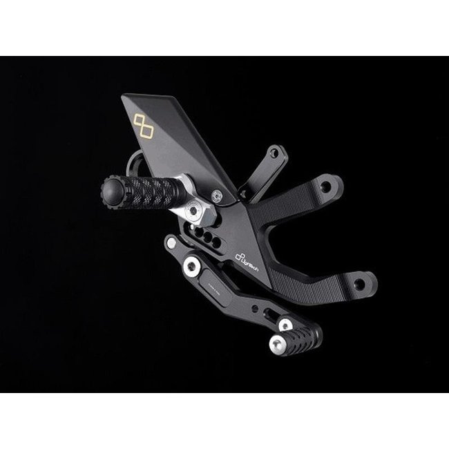 Verstelbare Lightech bedieningsadapters voor vaste voetsteun BMW S1000RR FTRBM004