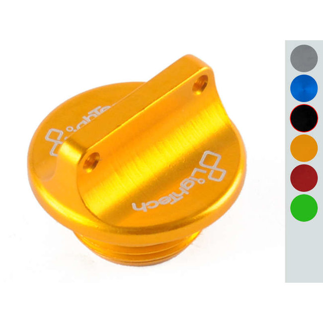 LighTech LIGHTECH oliecarterdop M20x2,5, 2 kanten zwart aluminium OILHNER