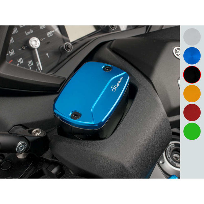 LIGHTECH hoofdremcilinderdeksel voor/achter zwart aluminium Yamaha T-Max 500/530 FBC15NER