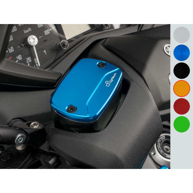 LighTech LIGHTECH hoofdremcilinderdeksel voor/achter zilver aluminium Yamaha T-Max 500/530 FBC15SIL