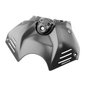 LIGHTECH Tank Protection Glossy Carbon Ducati Panigale V4 CARD0828