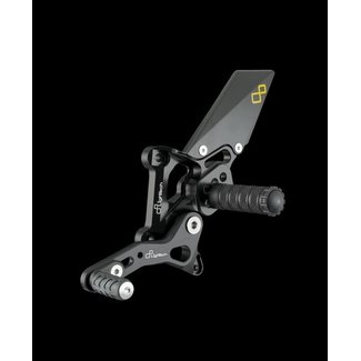 LighTech LIGHTECH vaste schakelset achter standaard en omgekeerd schakelsysteem zwart Honda CBR600RR FTRHO005