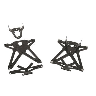 LIGHTECH verstelbare kentekenplaathouder zwart Suzuki SV650 - TARSU112 TARSU112A2