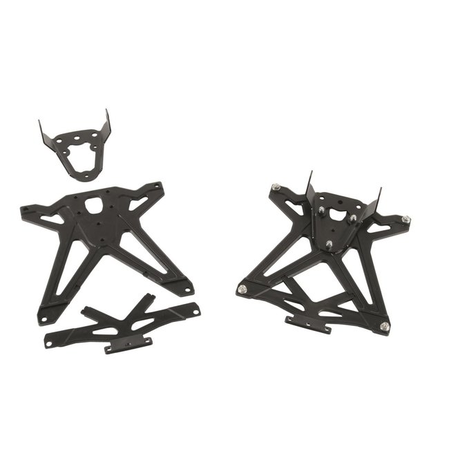 LighTech LIGHTECH verstelbare kentekenplaathouder zwart Suzuki SV650 - TARSU112 TARSU112A2