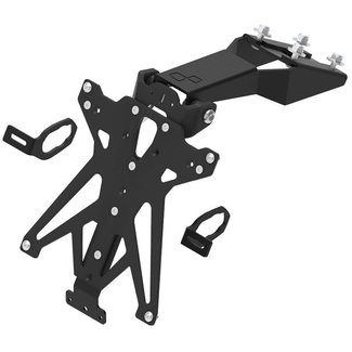 LIGHTECH verstelbare kentekenplaathouder zwart Kawasaki Z650 TARKA122A2