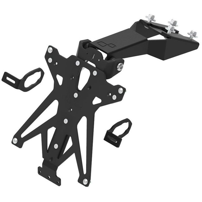 LIGHTECH verstelbare kentekenplaathouder zwart Kawasaki Z650 TARKA122A2