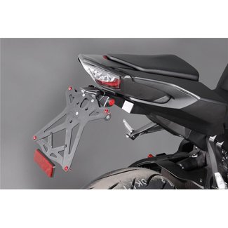 LighTech LIGHTECH verstelbare kentekenplaathouder zwart Honda CBR1000RR TARHO114A2