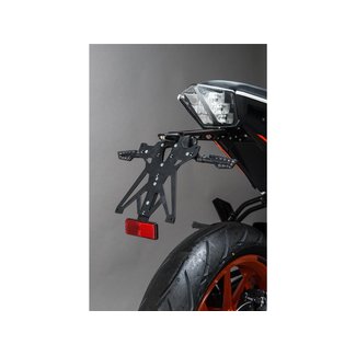 LighTech LIGHTECH verstelbare kentekenplaathouder zwart KTM 390 Duke TARKT105A2