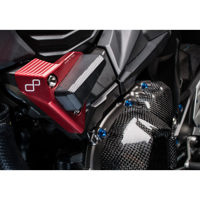 LIGHTECH Frame Protection Red Kawasaki Z800 - STEKA112ROS STEKA112ROS