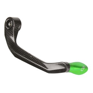 LIGHTECH remhendelbeschermer C-Tech 132 mm carbon zwart/groen ISS105RCVER